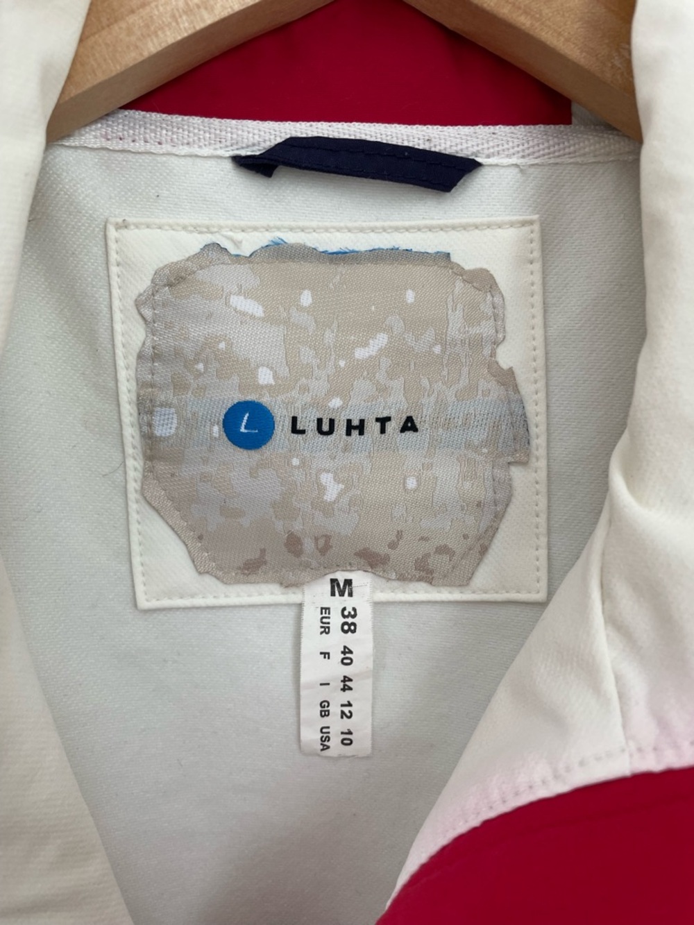 Luhta Finland White Softshell Performance Vest Size Medium Activewear Hiking - Picture 5 of 12